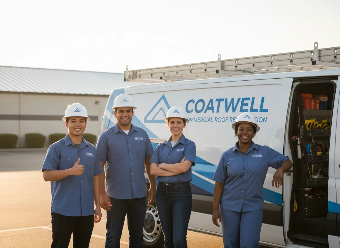 Commercial roof coating company in Denison, KS